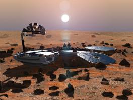 Beagle 2 sur mars - simulation